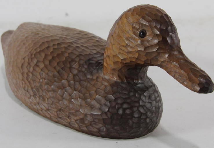 The Wooden Bird Factory Duck Decoy