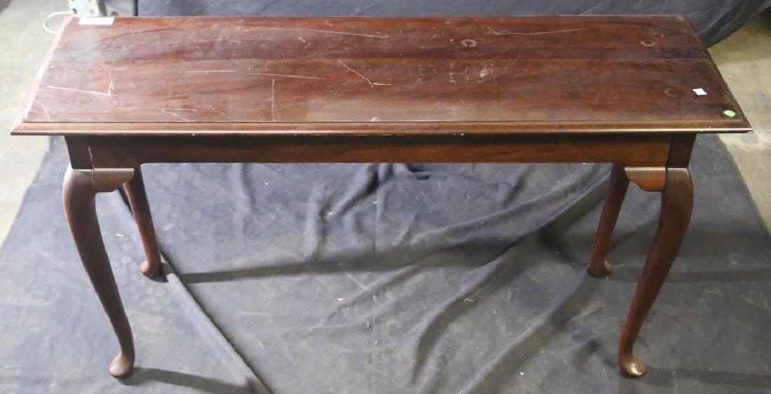 SOFA TABLE: SOFA TABLE Height: 30 in. by Width: 52 in. by Depth: 17