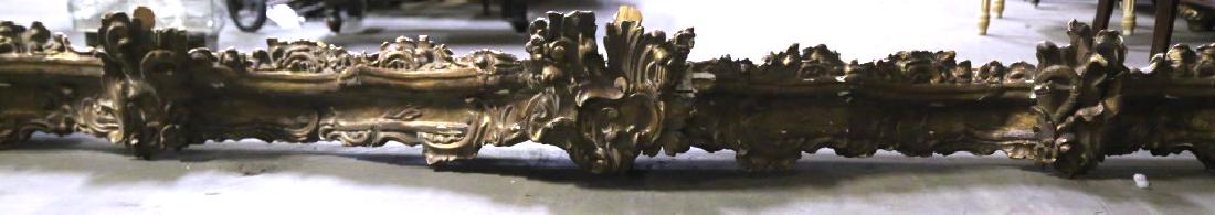 19th CENTURY HIGHLY CARVED CORNICE: 19th CENTURY HIGHLY CARVED CORNICE. Height: 11 in. by Width: 100 in. by Depth: 18
