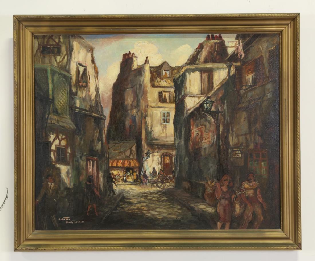 COLETTE POPE HELDNER "PARIS" 1929-1931 OIL PAINTIN (1 of 2)