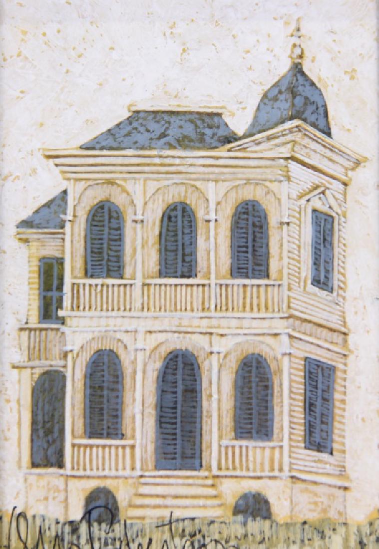 ORIS ROBERTSON ARCHITECTURAL EGG TEMPERA ON PANEL (1 of 2)