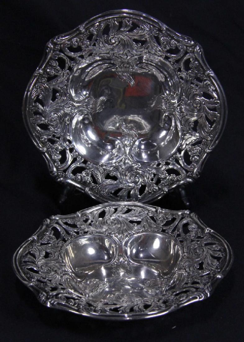 PAIR OF STERLING SILVER DISHES (1 of 2)