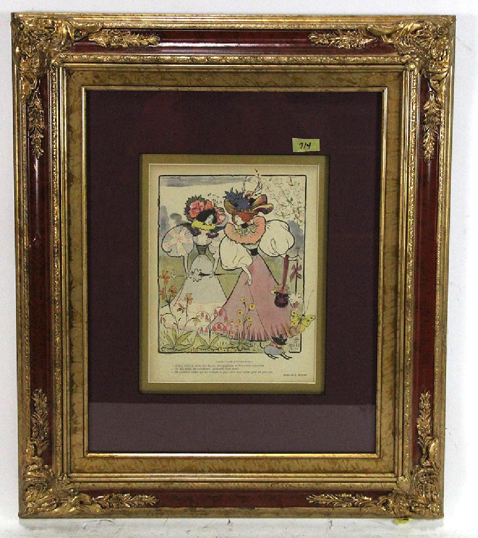 METIVET LUCIEN MARIE: METIVET LUCIEN MARIE Height: 27.5 in. by Width: 23.5 in.