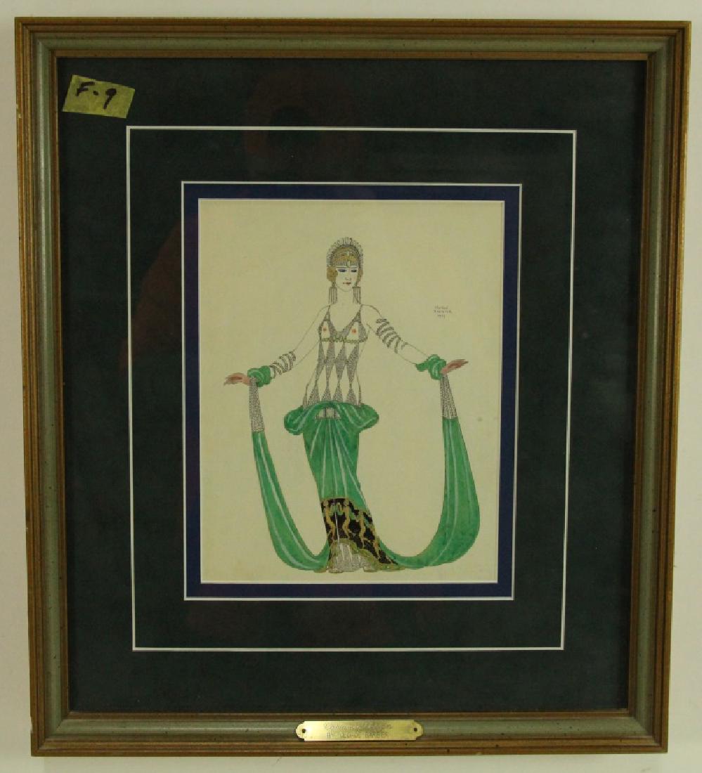 GEORGE BARBIER "COSTUME DESIGN": GEORGE BARBIER "COSTUME DESIGN" Height: 17 in. by Width: 15 in.