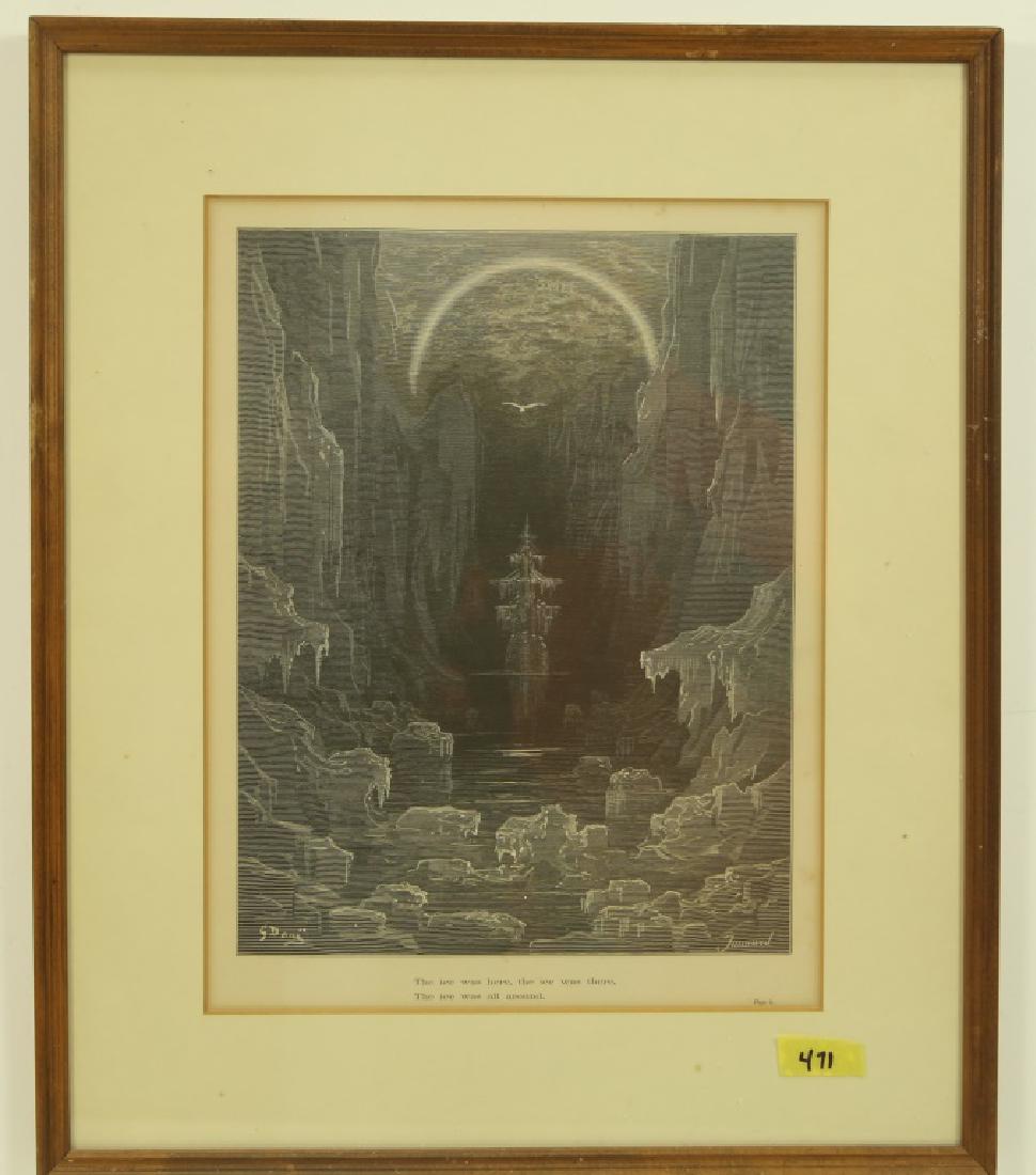 GUSTAVE DORE ENGRAVING: GUSTAVE DORE ENGRAVING Height: 19 in. by Width: 16 in.