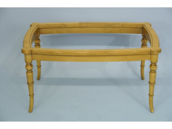 Cornelio Cappellini coffee table frame.: Cornelio Cappellini coffee table frame. Size: 36" wide x 19" high x 21" deep.