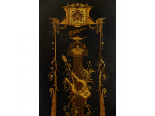 Toire cabinet with inlay - 6