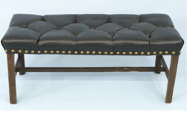 18th C. George III bench. Provenance: Fanish esta