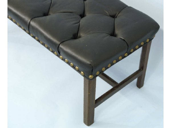 18th C. George III bench. Provenance: Fanish esta - 2