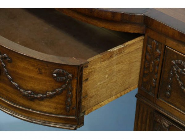 Adams style, mahogany sideboard with four drawers - 5