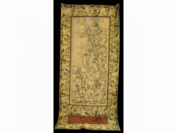 French, machine made tapestry.