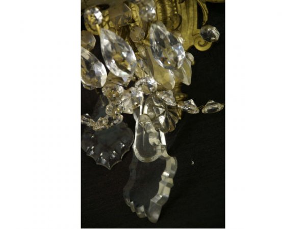 Pair of Empire style, ornate sconces. - 5