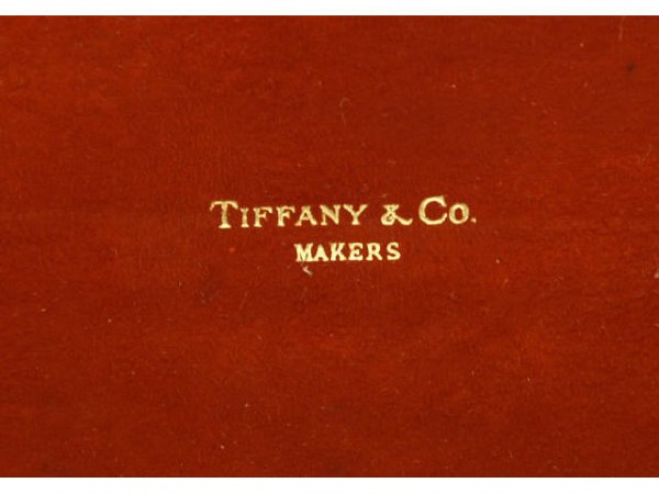 Mahogany serving case made by Tiffany & Co. - 2