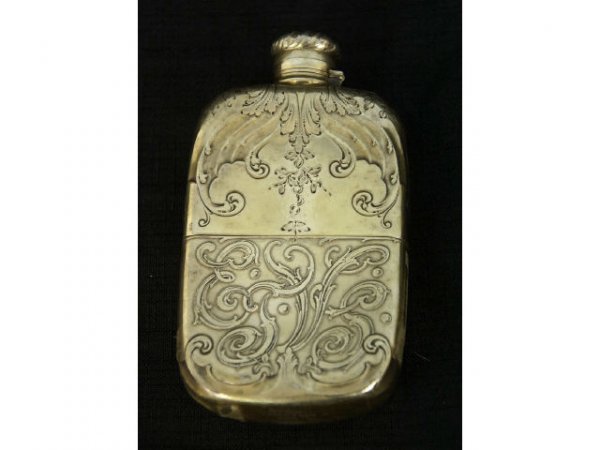 Tiffany &Co sterling hip flask. - 2