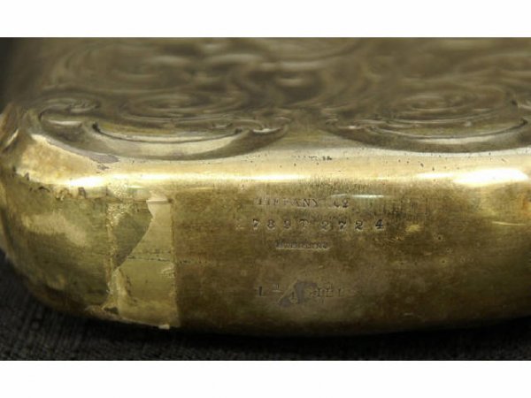 Tiffany &Co sterling hip flask. - 3