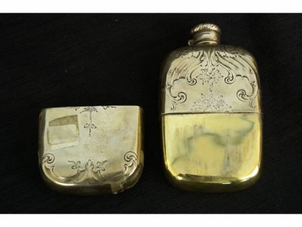 Tiffany &Co sterling hip flask. - 4