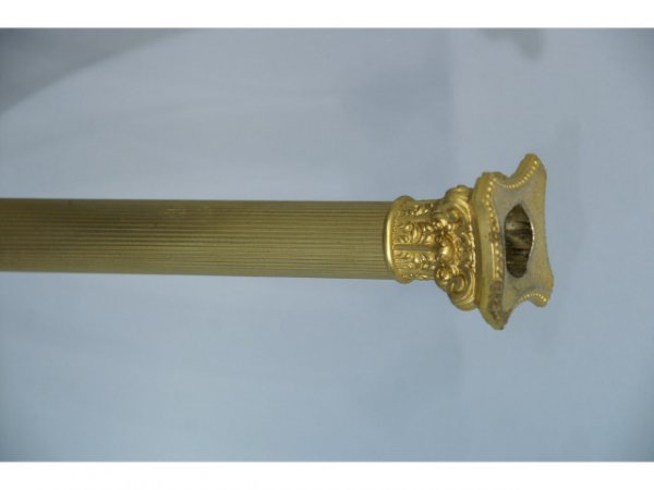 Mixed lot including two gilt candle sticks with C - 5
