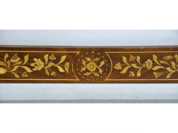 Pair of sleigh day beds with beautiful and elaborat - 7