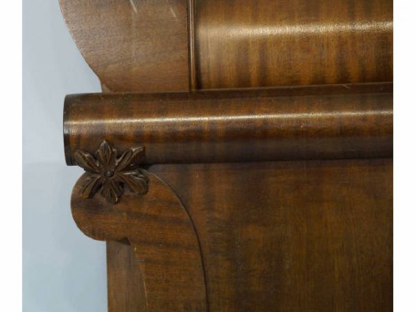 Queen size American Empire mahogany bed. c. 1900 - 3