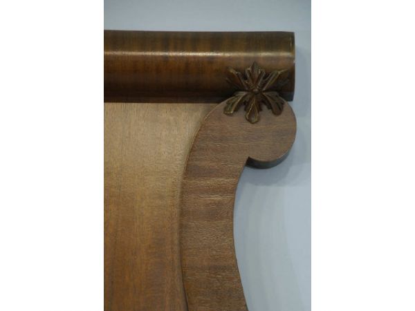 Queen size American Empire mahogany bed. c. 1900 - 5
