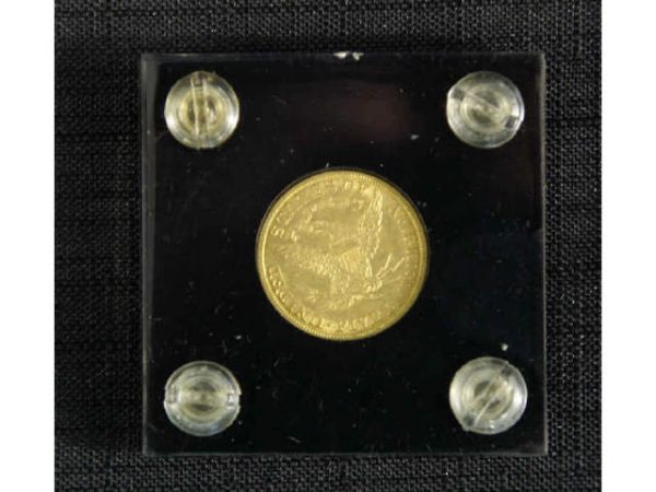 1900 & 1801 $5 Liberty gold coin. - 4
