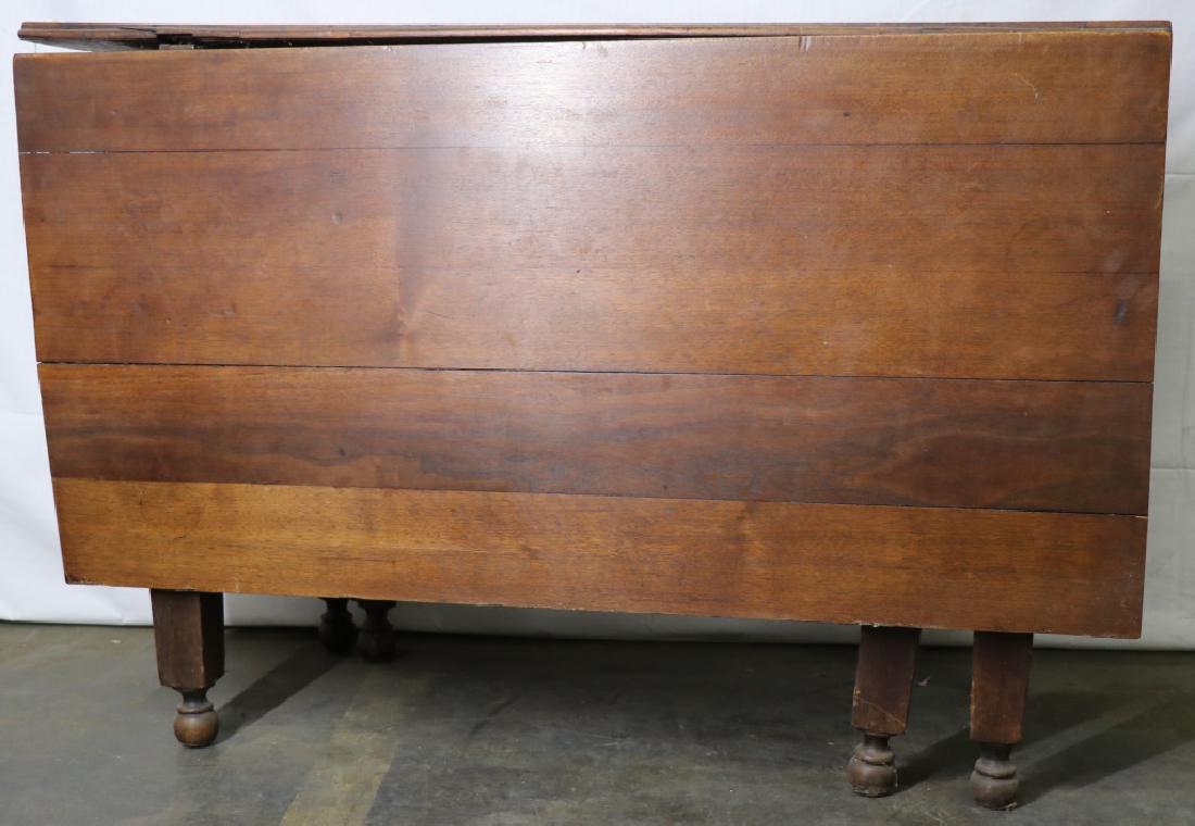 VINTAGE DROP LEAF TABLE: VINTAGE DROP LEAF TABLE. Height: 30 in. by Width: 44 in. by Depth: 63 in.