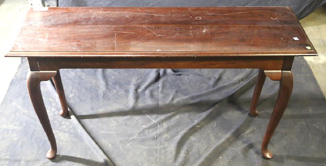 SOFA TABLE: SOFA TABLE Height: 30 in. by Width: 52 in. by Depth: 17
