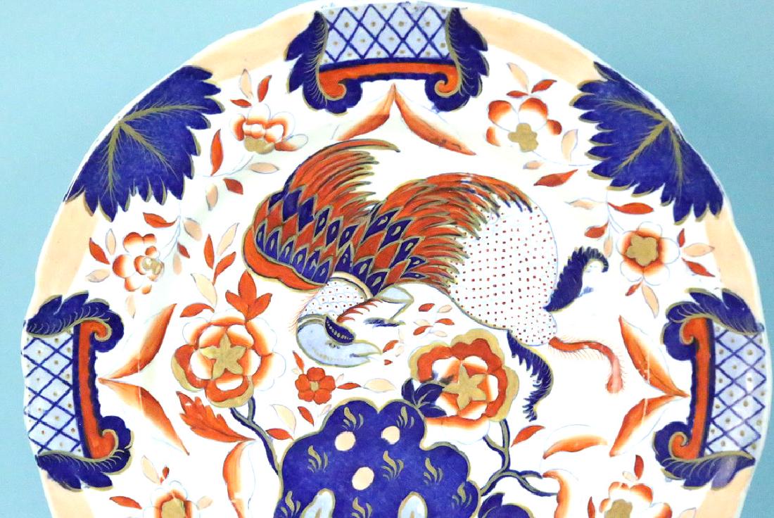 ANTIQUE MASON IRONSTONE CHARGER: ANTIQUE MASON'S IRONSTONE CHARGER Height: 10 in. by Width: 10 by Depth: 1 in.