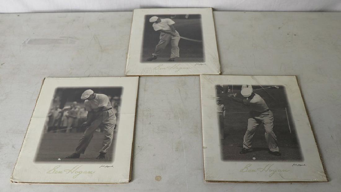 LOT OF THREE BEN HOGAN GOLFER PHOTOGRAPHS: LOT OF THREE BEN HOGAN GOLFER PHOTOGRAPHS. Height: 14 in. by Width: 11 in.