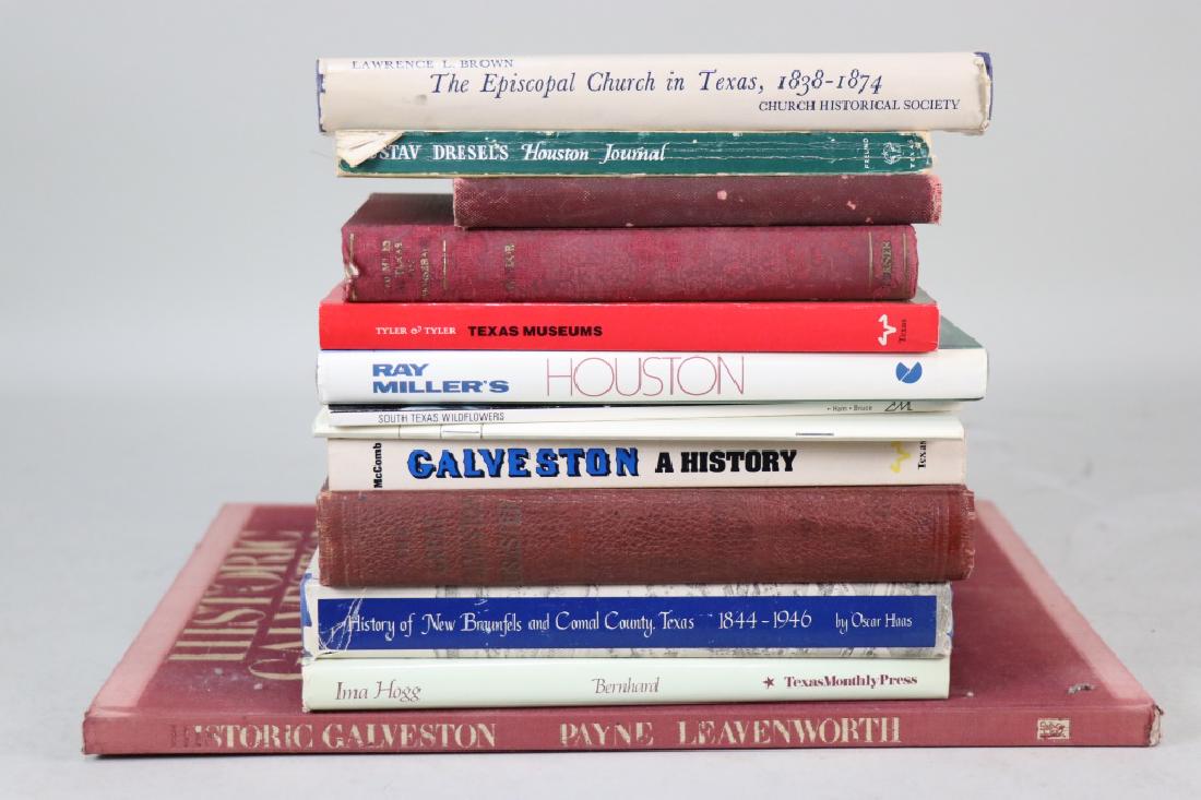 MIXED LOT OF 13 TEXAS BOOKS W/1900 THE GREAT GALVESTON (1 of 3)