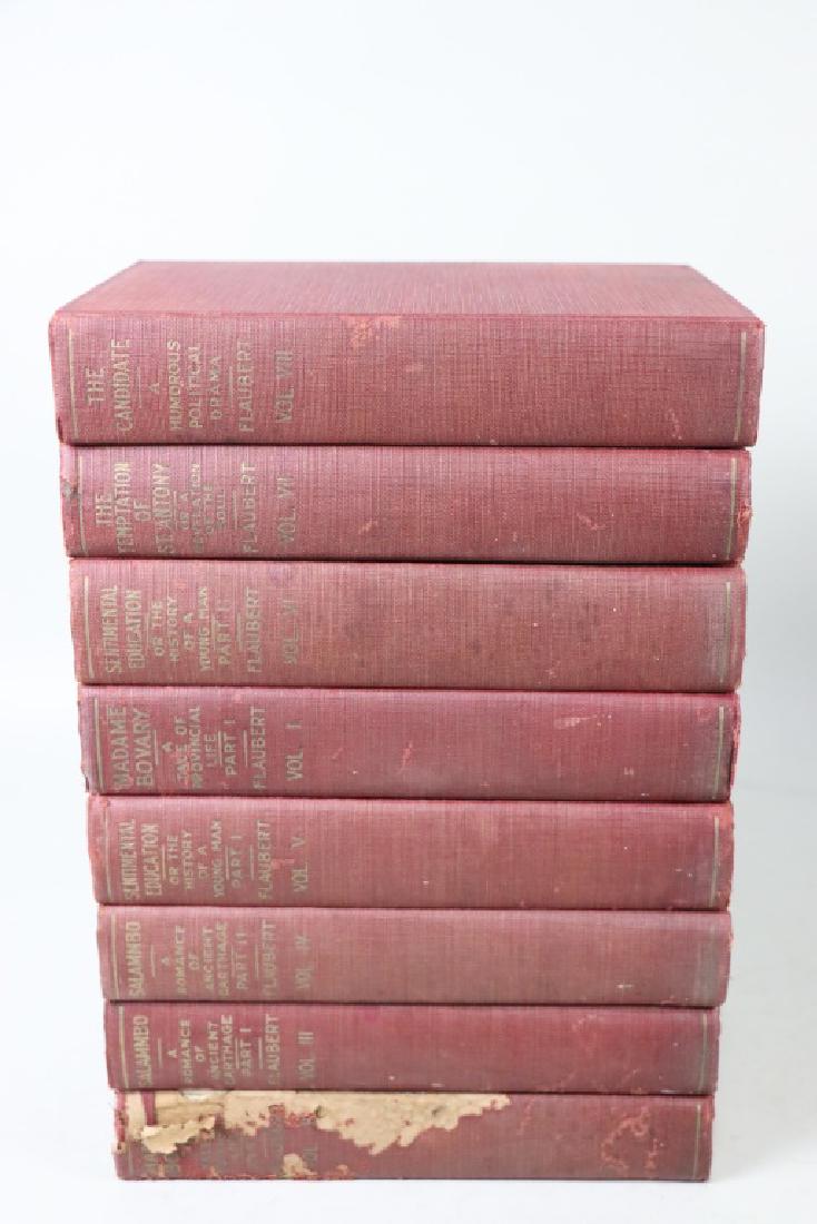 8 VOL SET OF FLAUBERT - DUNNE 1904 (1 of 3)