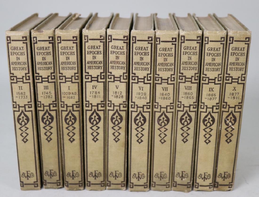 10 VOL SET OF GREAT EPOCHES IN AMERICAN HISTORY - (1 of 5)