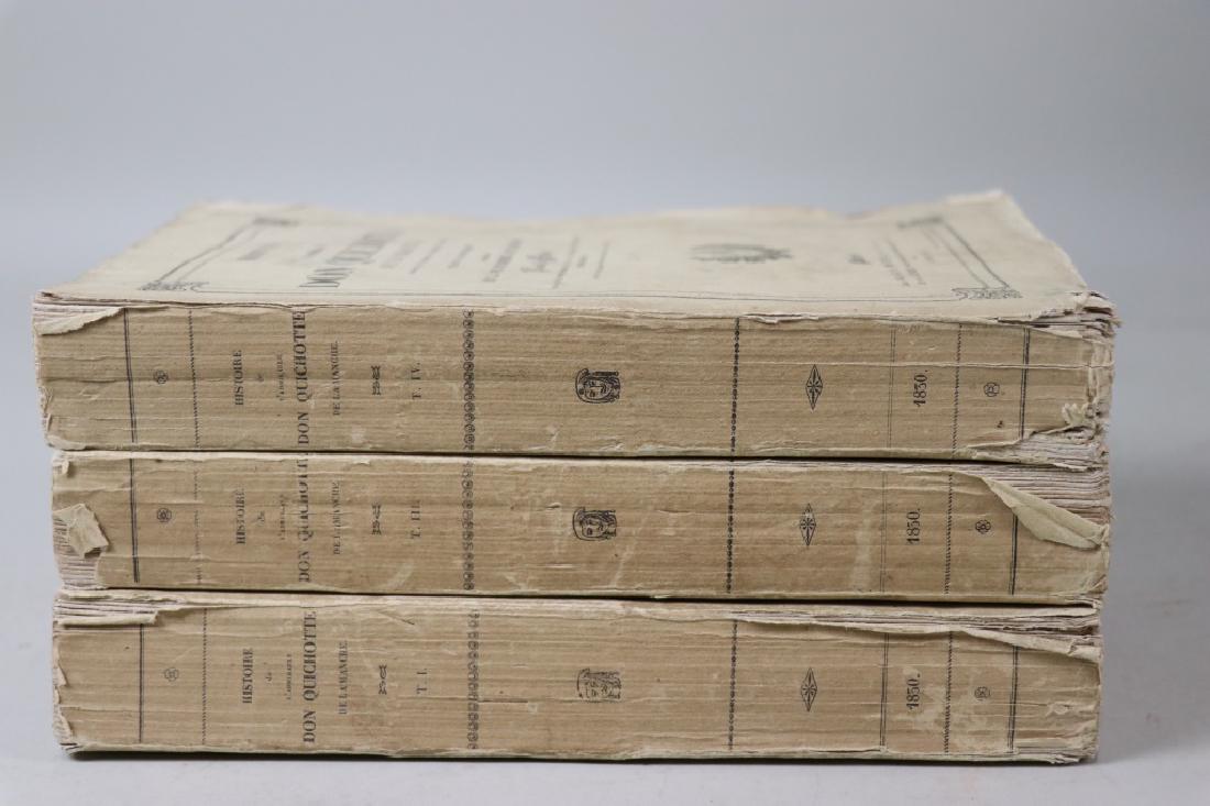 HISTOIRE DE L'ADMIRABLE DON QUIXHOTTE - 1850: HISTOIRE DE L'ADMIRABLE DON QUICHOTTE - PARIS 1850 3RD PRINTING Height: 10 in. by Width: 8 in. by Depth: 1