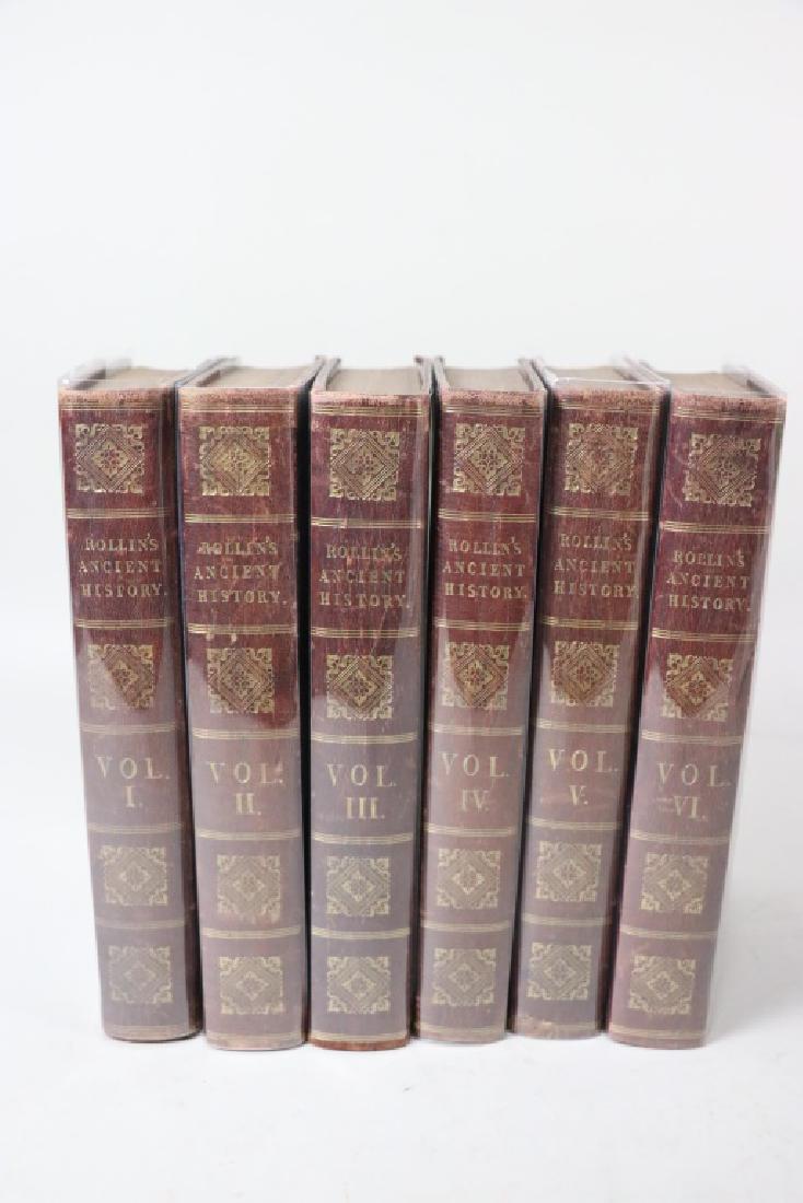 6 VOL SET - ROLLIN'S ANCIENT HISTORY 1827: 6 VOL SET - ROLLIN'S ANCIENT HISTORY 1827 Height: 10 in. by Width: 8 in. by Depth: 1