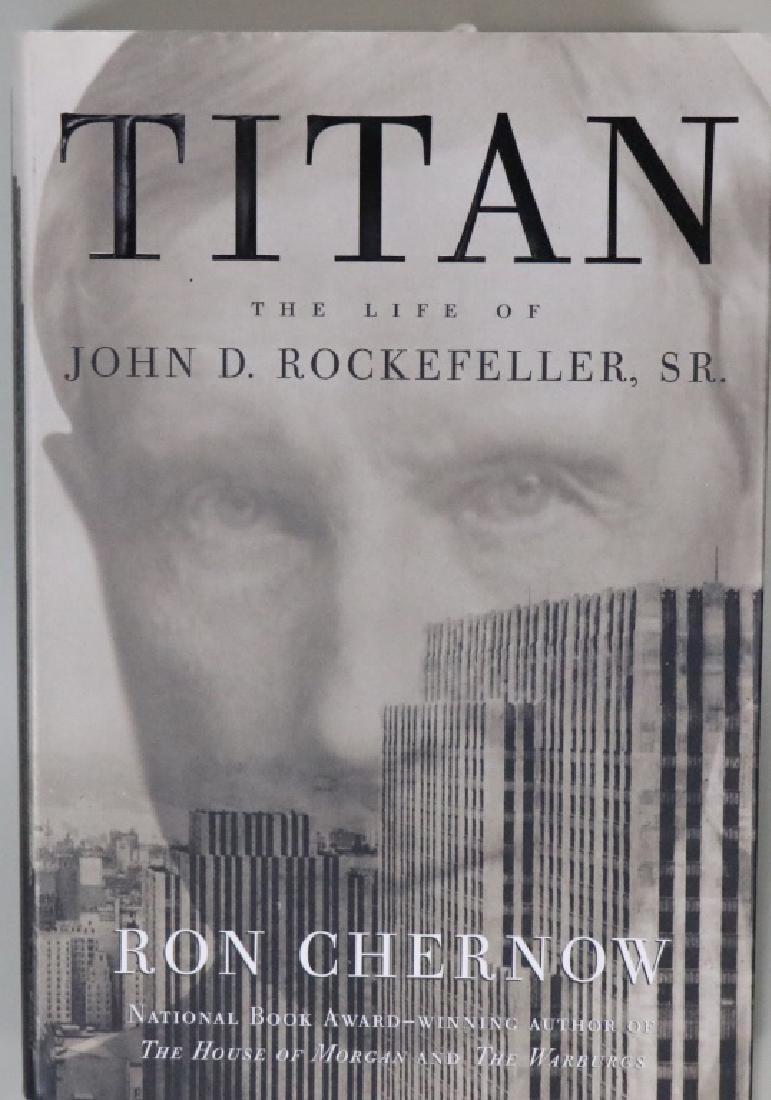 TITAN - LIFE OF JOHN D ROCKEFELLER SR.: TITAN - LIFE OF JOHN D ROCKEFELLER SR. Height: 10 in. by Width: 8 in. by Depth: 1