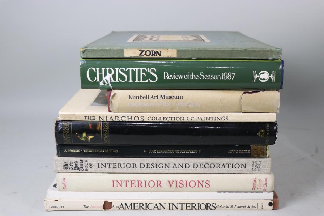 MIXED LOT OF 10 INTERIOR DESIGN BOOKS (1 of 2)