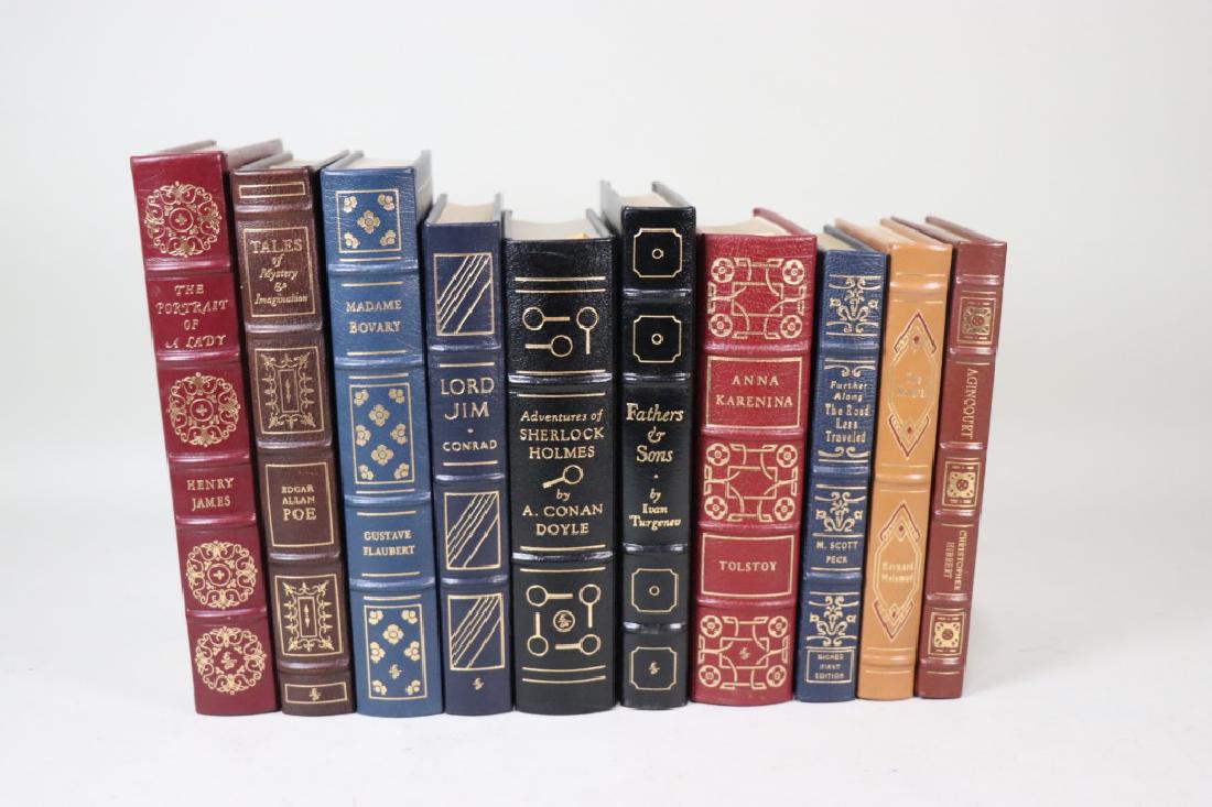 MIXED LOT OF 10 LEATHER BOUND CLASSICS (1 of 4)