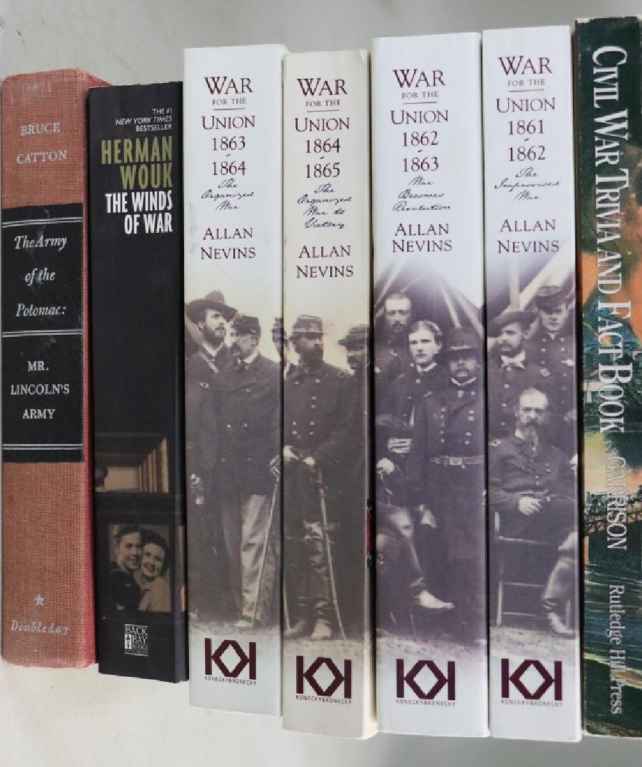 MIXED LOT OF 7 US CIVIL WAR BOOKS: MIXED LOT OF 7 US CIVIL WAR BOOKS Height: 10 in. by Width: 8 in. by Depth: 1
