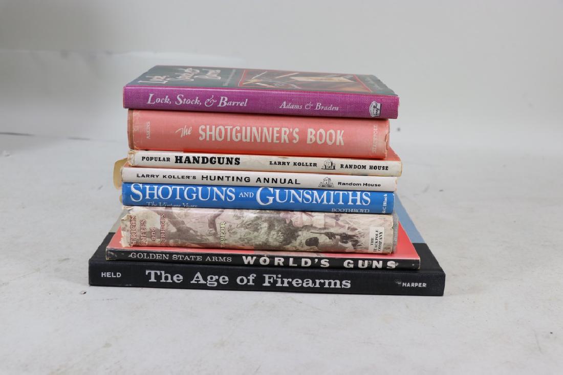 MIXED LOT OF 8 FIREARMS/HUNTING BOOKS (1 of 1)