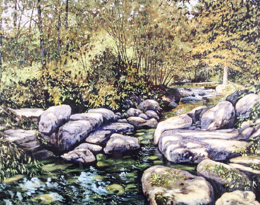TIM SABER "DAPPLED SEPTEMBER" PRINT: TIM SABER "DAPPLED SEPTEMBER" PRINT. Height: 48 & 32 in. by Width: 56 & 40 in.
