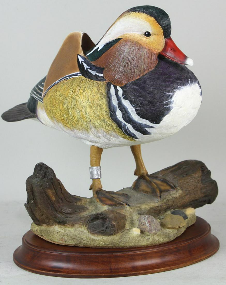 SIGNED ROGER DESJARDINS LTD ED "MANDARIN" 44/2500: DUCKS UNLIMITED SIGNED ROGER DESJARDINS LIMITED EDITION "MANDARIN" 44/2500