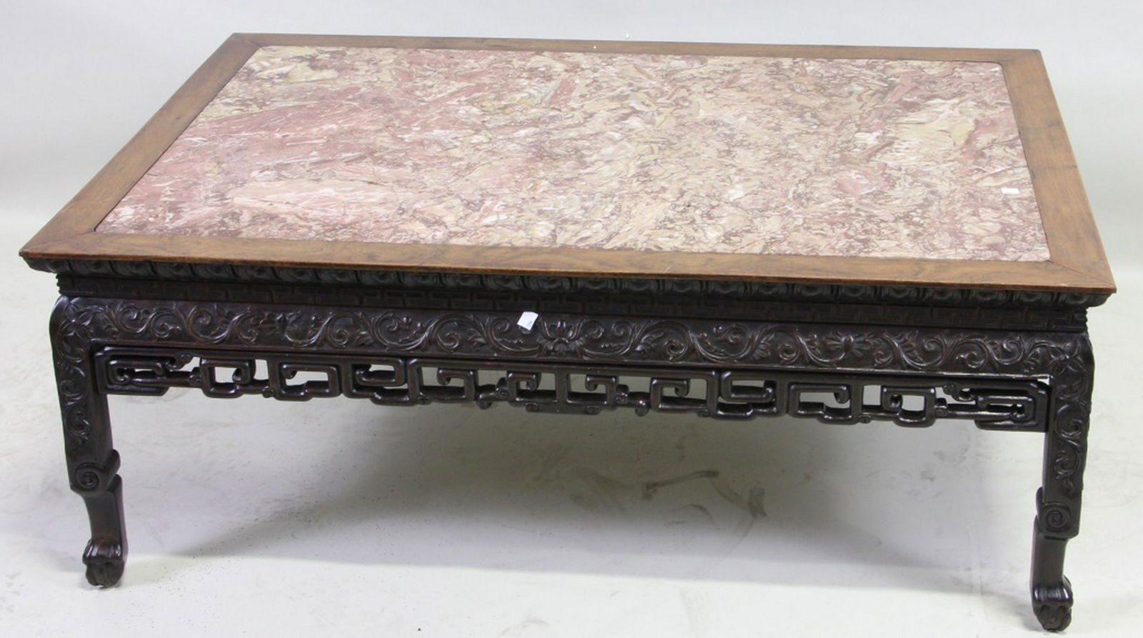 19th CENTURY CHINESE ROSEWOOD COFFEE TABLE (1 of 4)