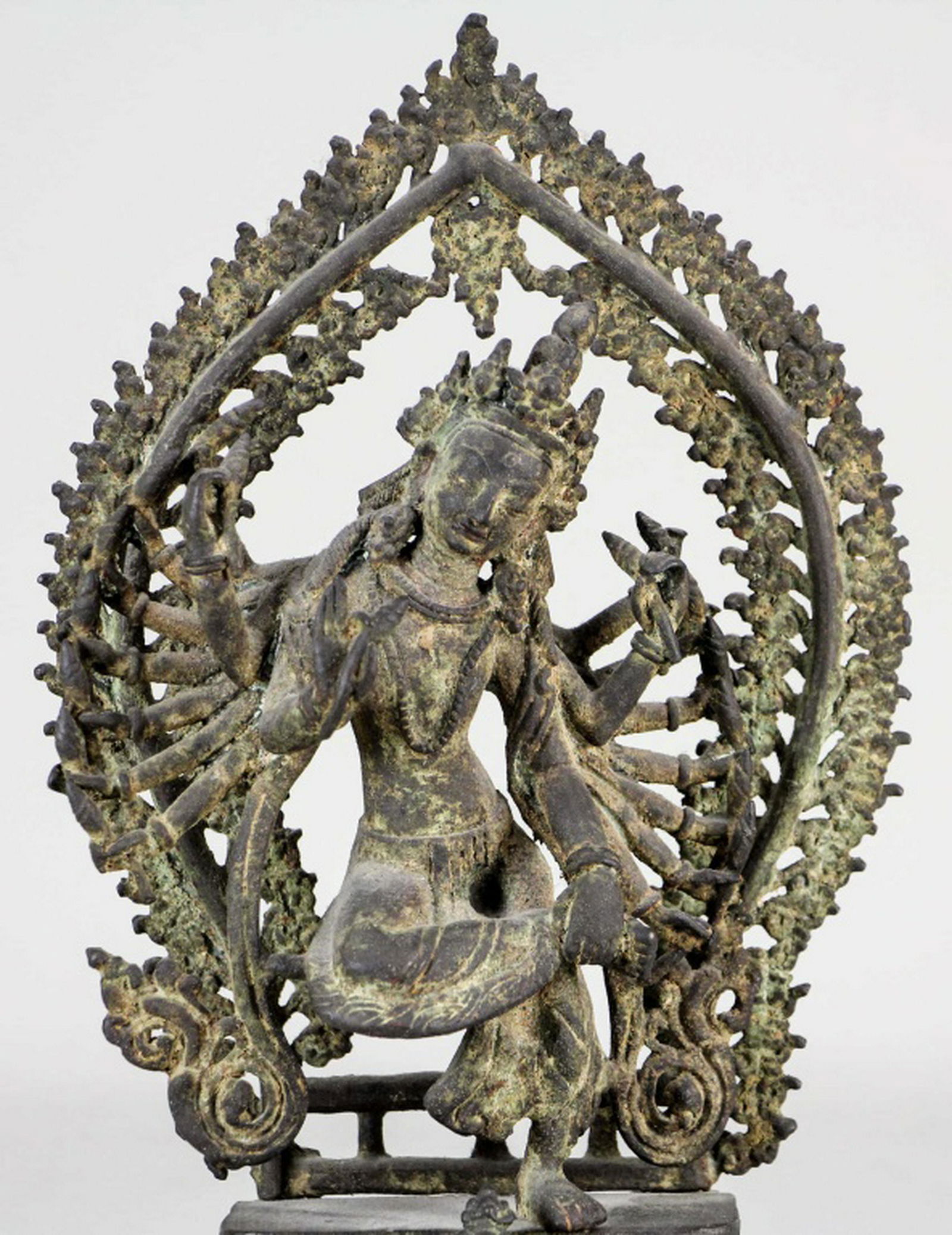 19th CENTURY BRONZE INDIAN SHIVA SCULPTURE (1 of 7)