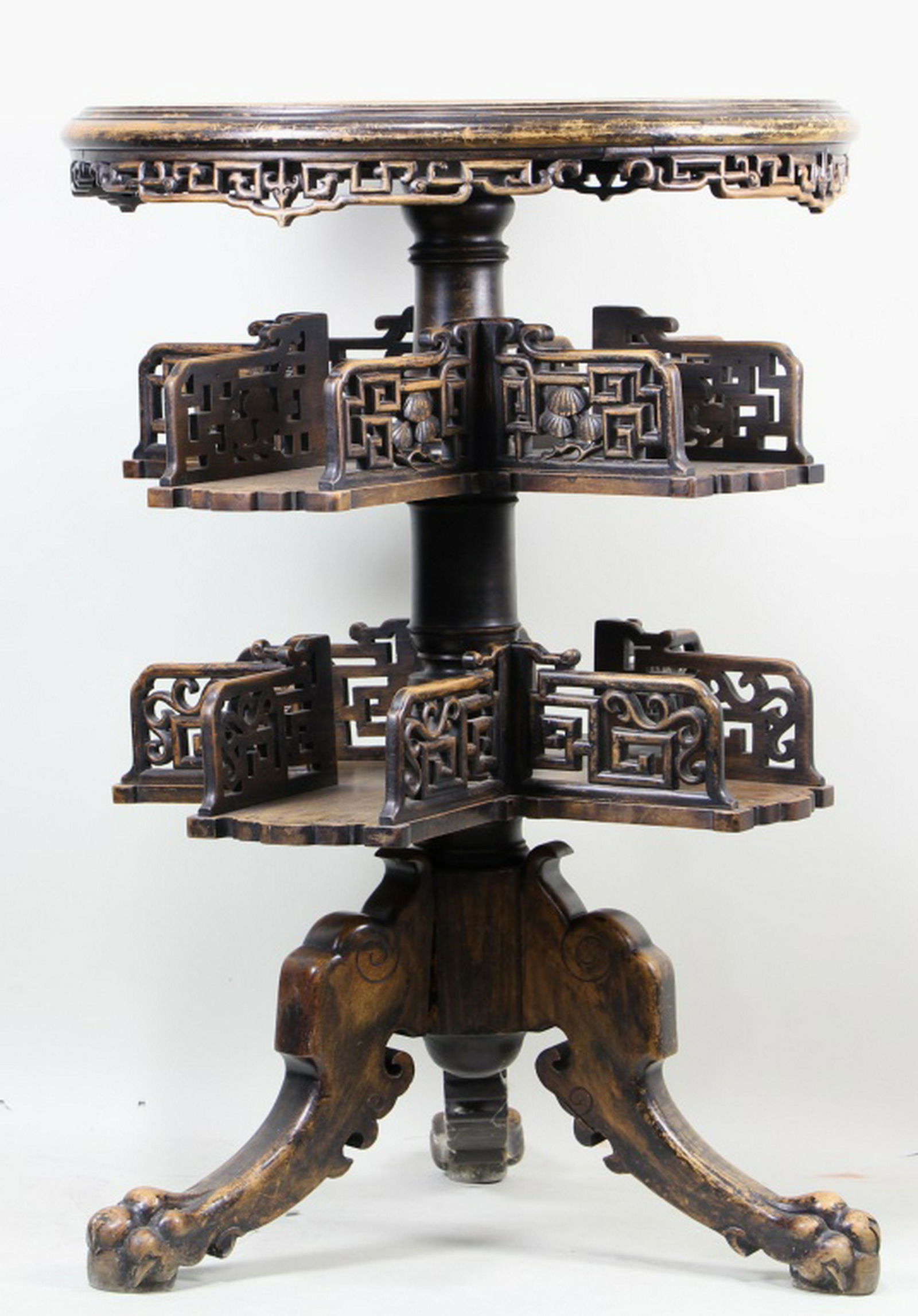 1870'S FRENCH BOOKCASE TABLE (1 of 5)