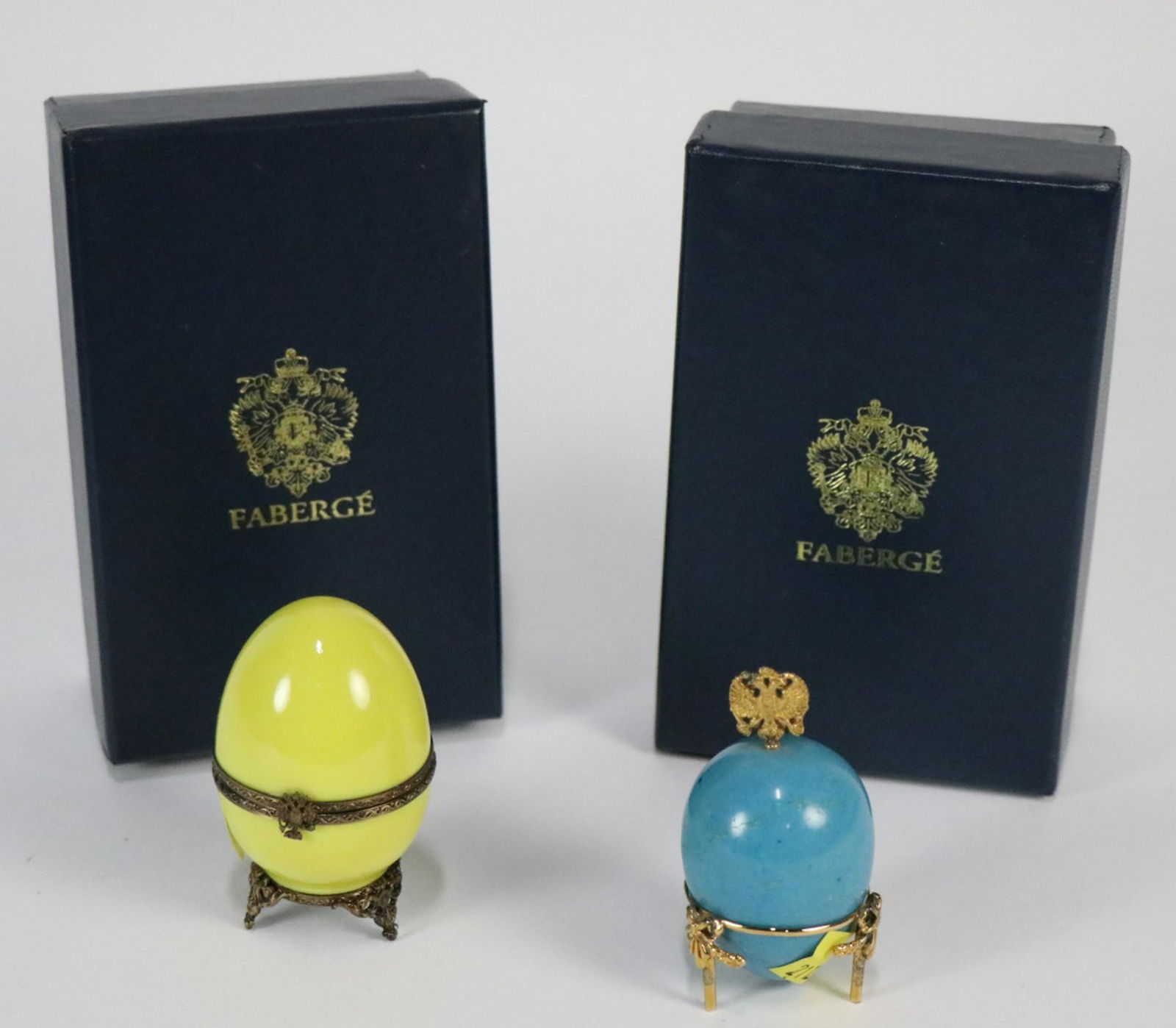 LOT OF TWO FABERGE EGGS (1 of 4)