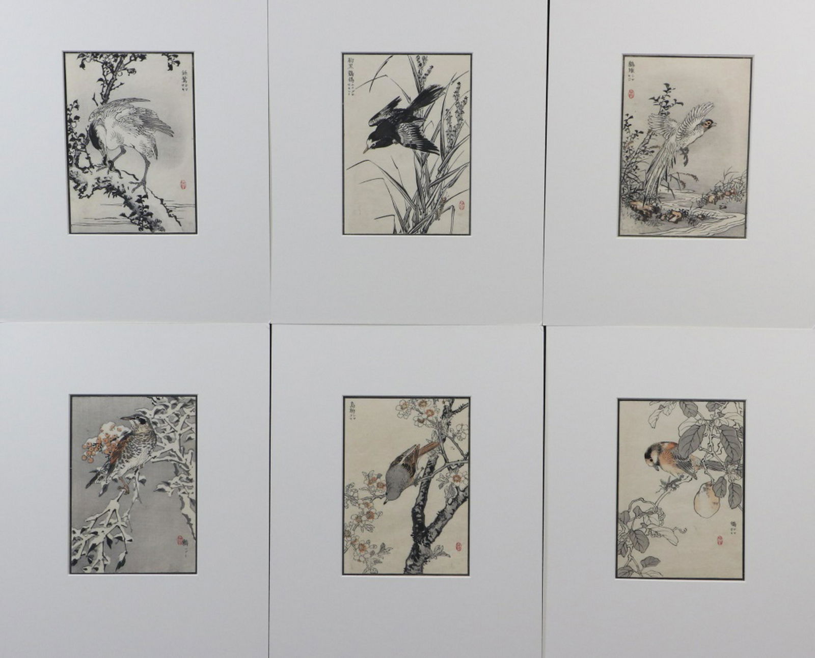 SET OF SIX LATE 19TH CENTURY KONO BAIREI PRINTS (1 of 7)