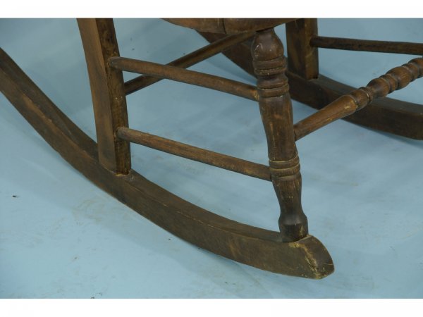 Cane-back rocker chair. - 2