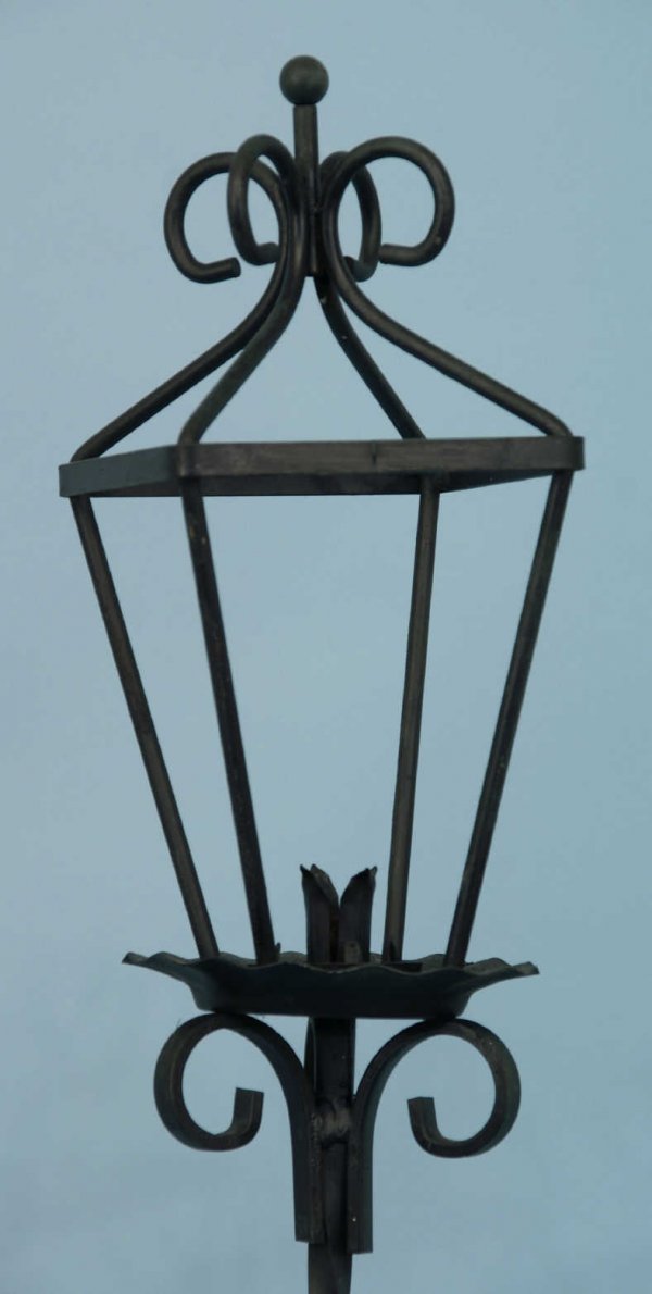 Wrought iron candlestick - 2