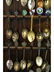 1154: 81 piece assorted souvenir spoons. - 5