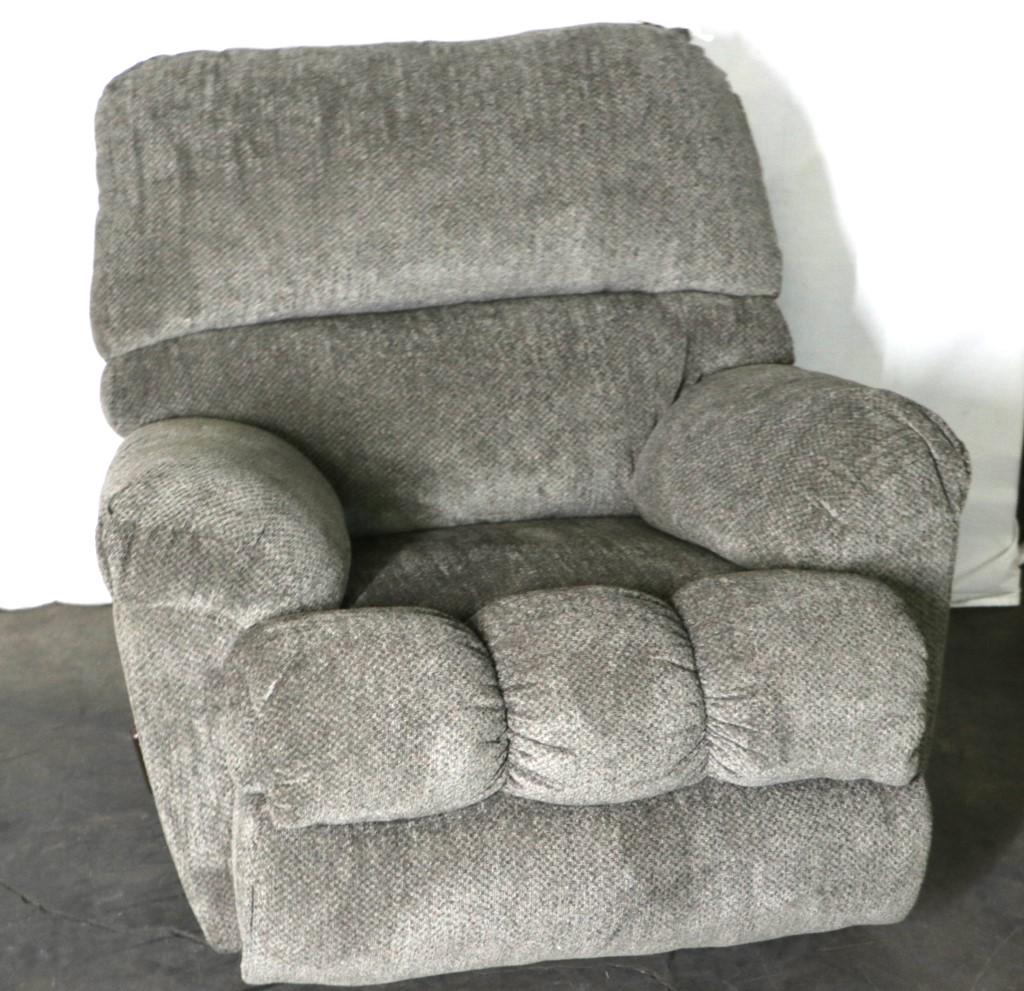 HARLOW ASH RECLINER: HARLOW ASH RECLINER Height: 41 in. by Width: 39 in. by Depth: 22